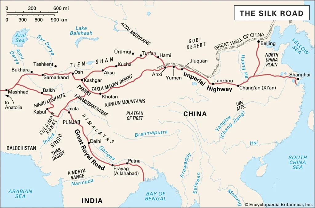 Maps Silk Road 1024x677