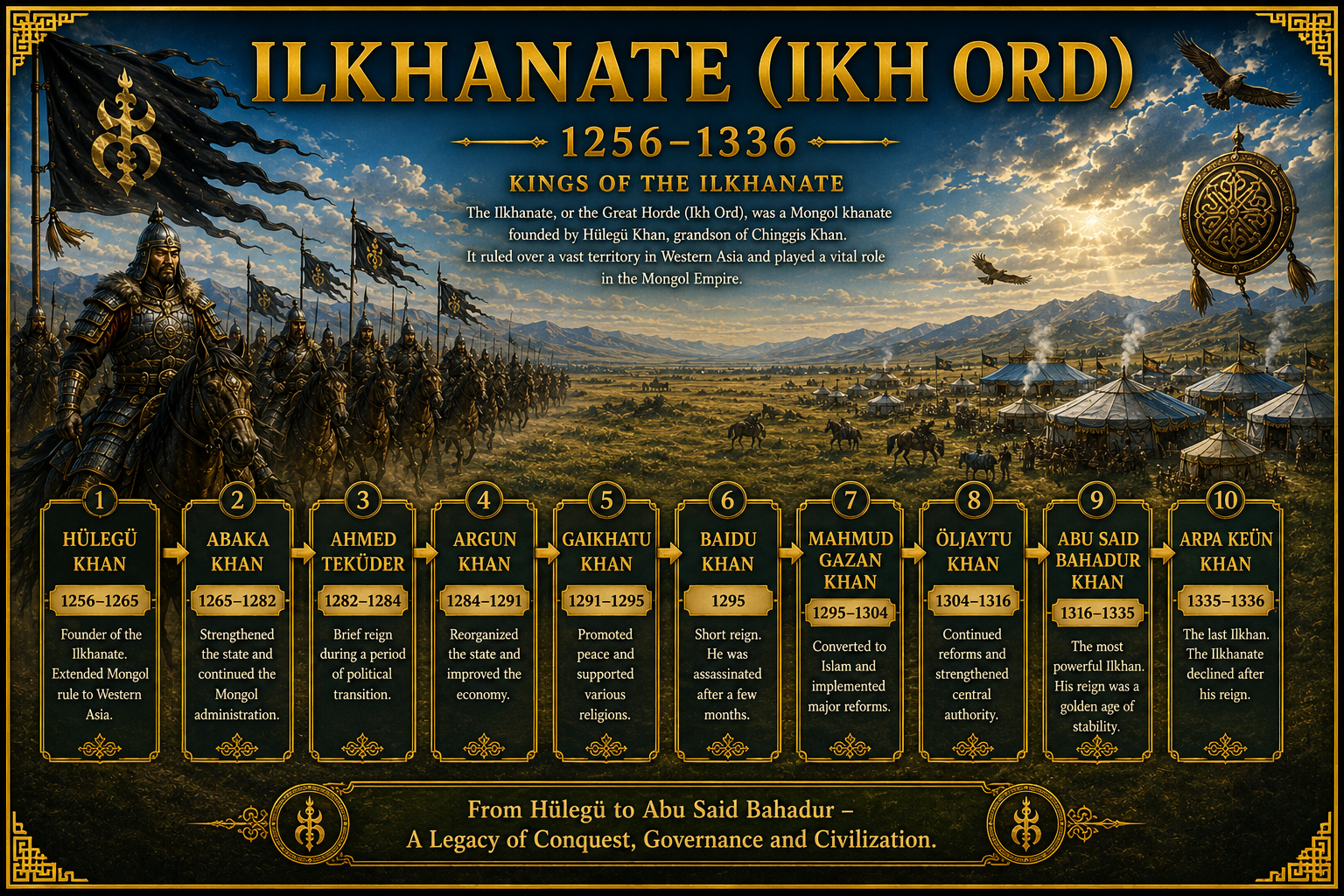 ilkhanate timeline