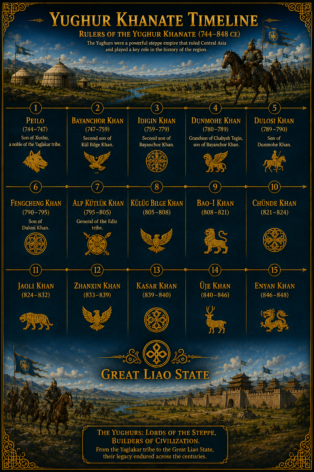 yughur khanate timeline