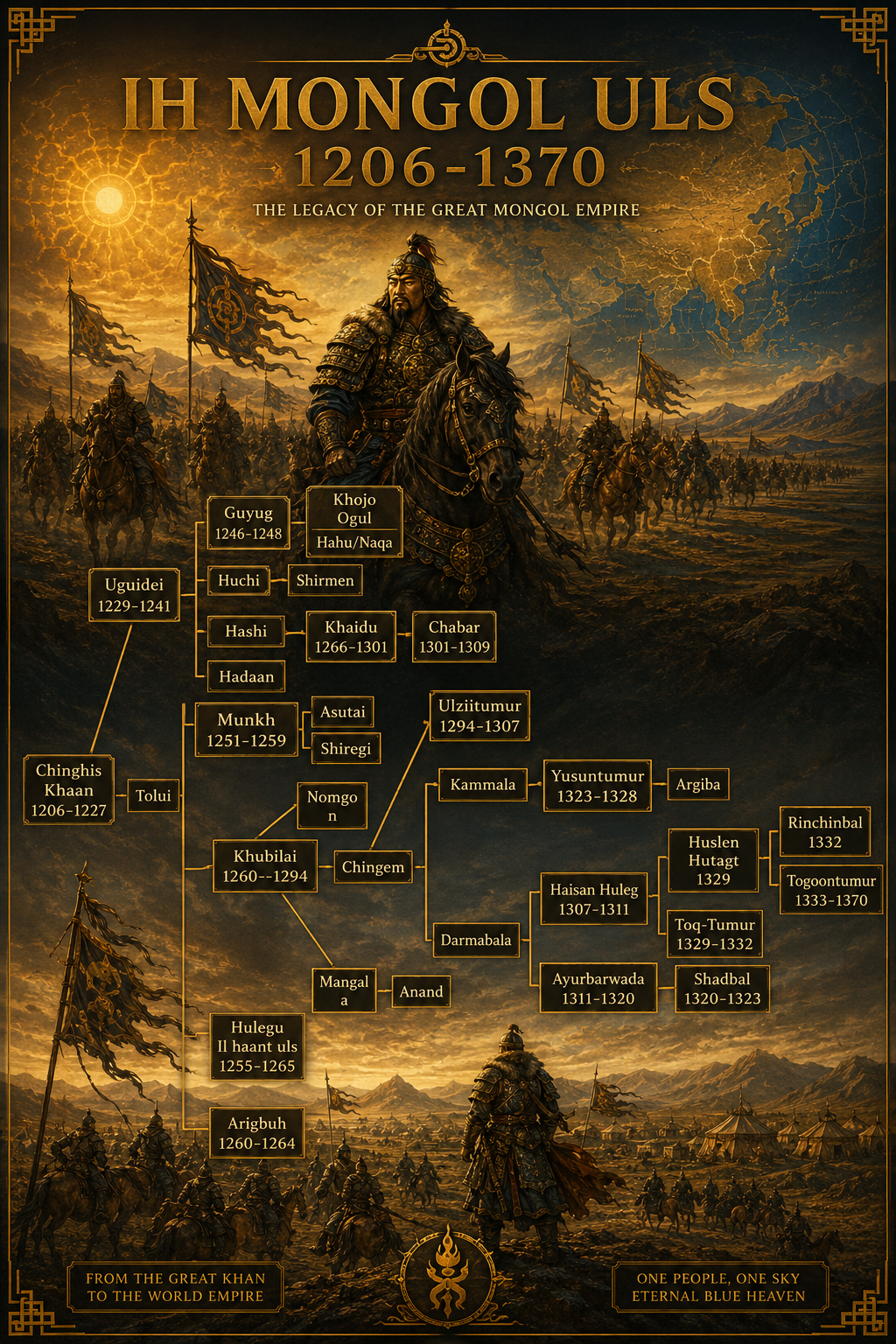 mongol timeline